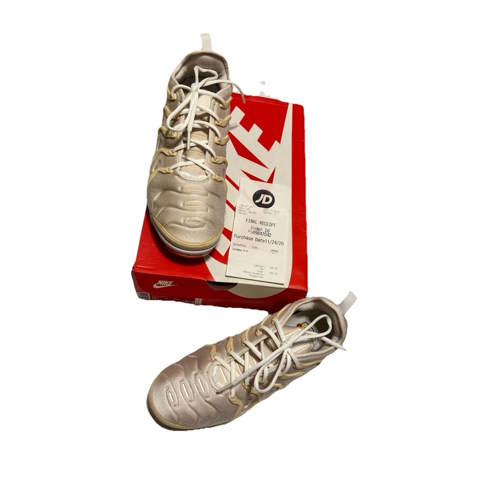 Nike Air Vapormax‎ Plus Size 9.5 mens 924453004 Off White Gray Purchased in 2020